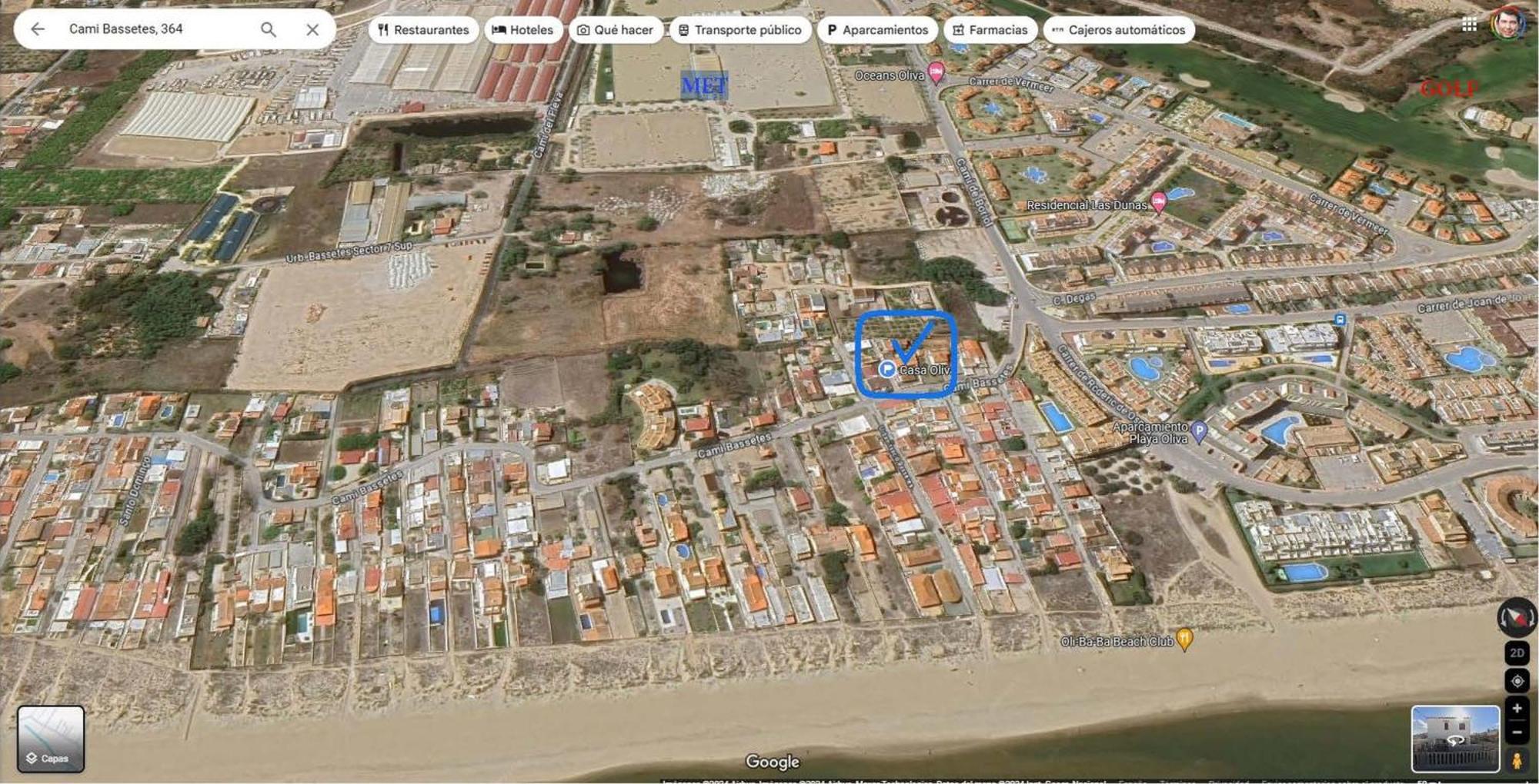 Casa De Playa En Oliva Al Lado Del Met Y Campo De Golf Exterior foto